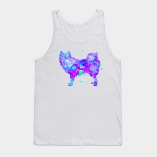 Finnish Lapphund Dog Watercolor Painting Tank Top